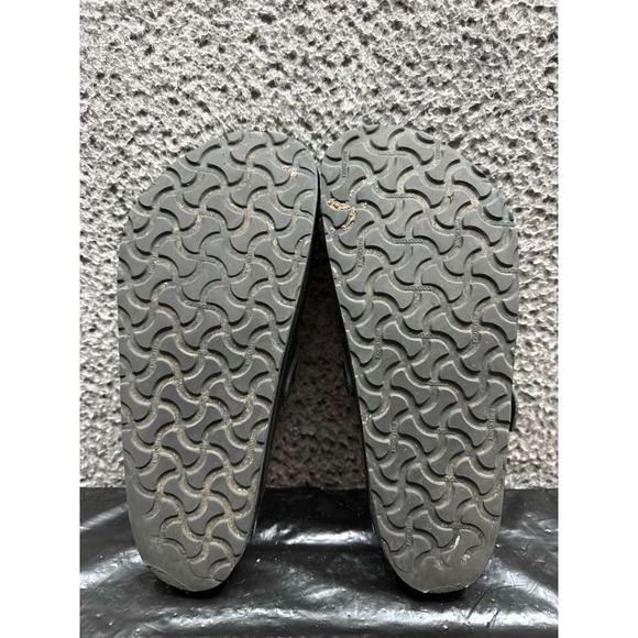 Birkenstock Boston Natural Leather Oiled Slip On Clogs Black Mens Size 43 EU - Picture 7 of 10